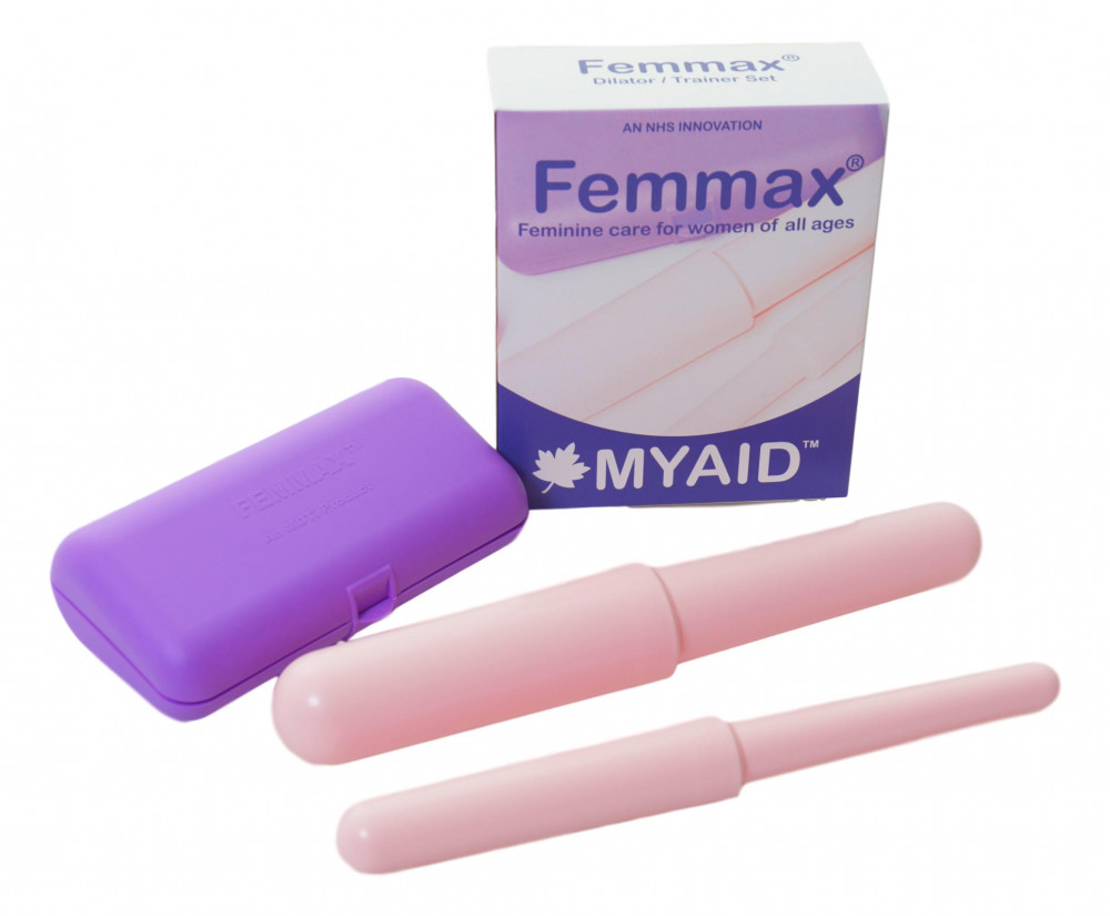 The dilators are inserted into the vagina to help to... 